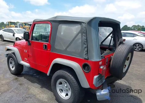 2004 Jeep Wrangler X from USA, damaged, VIN 1J4FA39S44P713293